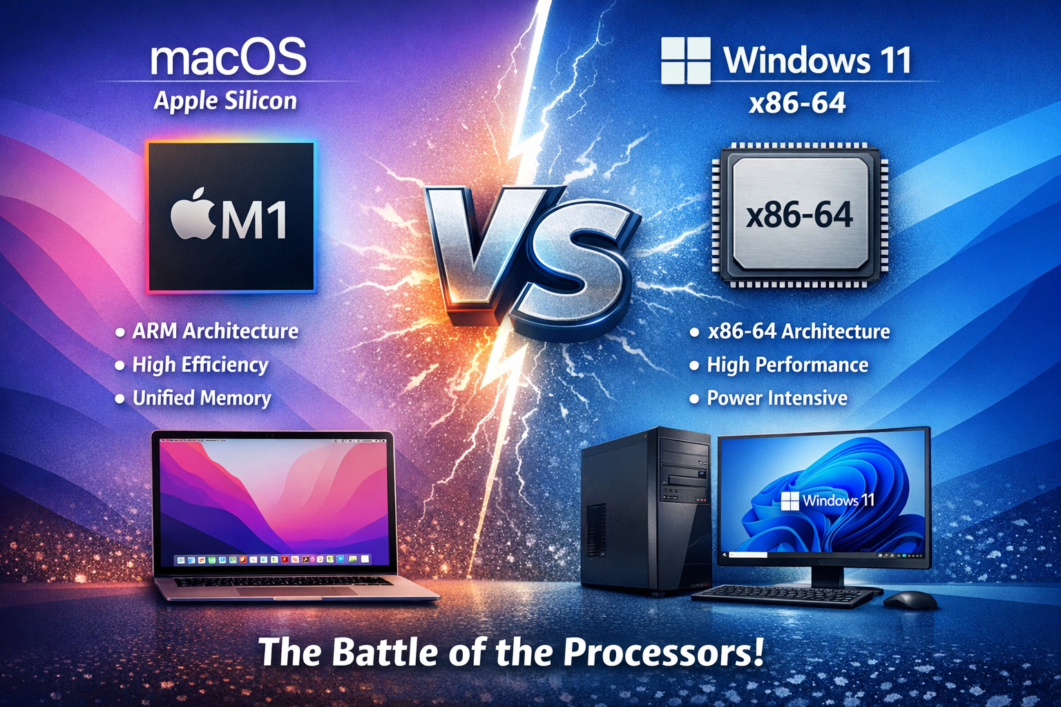 Apple Silicon : pourquoi le pari ARM d’Apple a bouleversé le match face aux processeurs x86-64