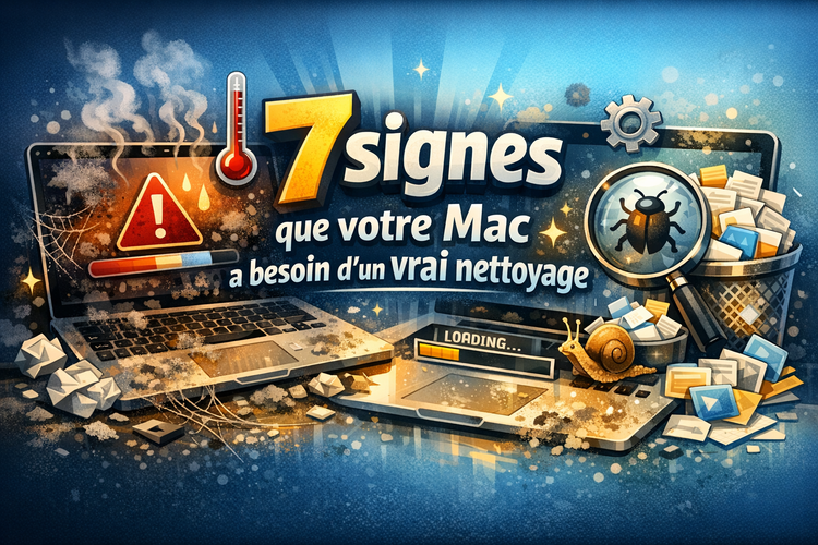 7 signes que votre Mac a besoin d’un vrai nettoyage