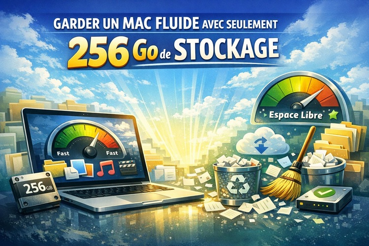 Comment garder un Mac fluide avec seulement 256 Go de stockage